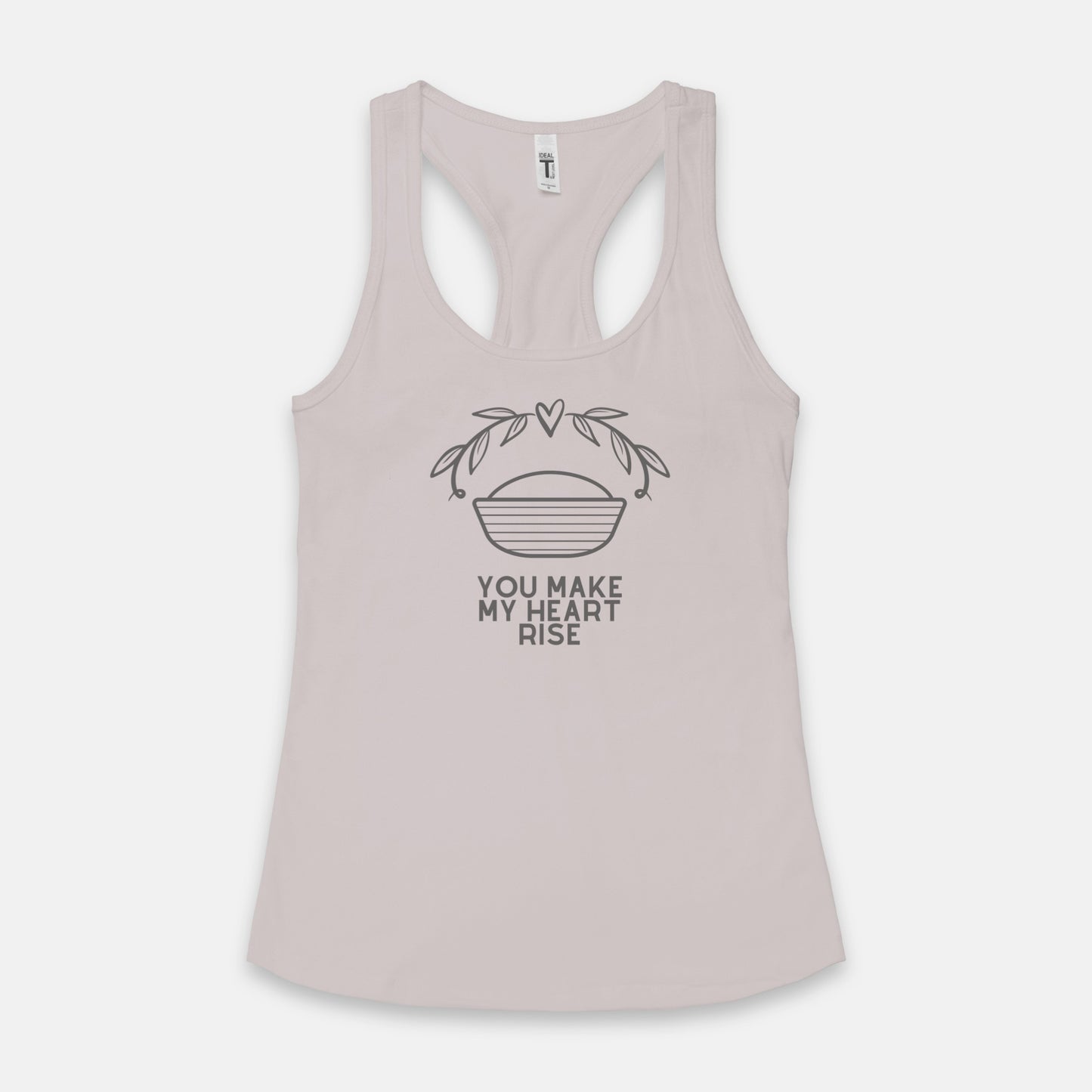 You Make My Heart Rise Racerback Tank