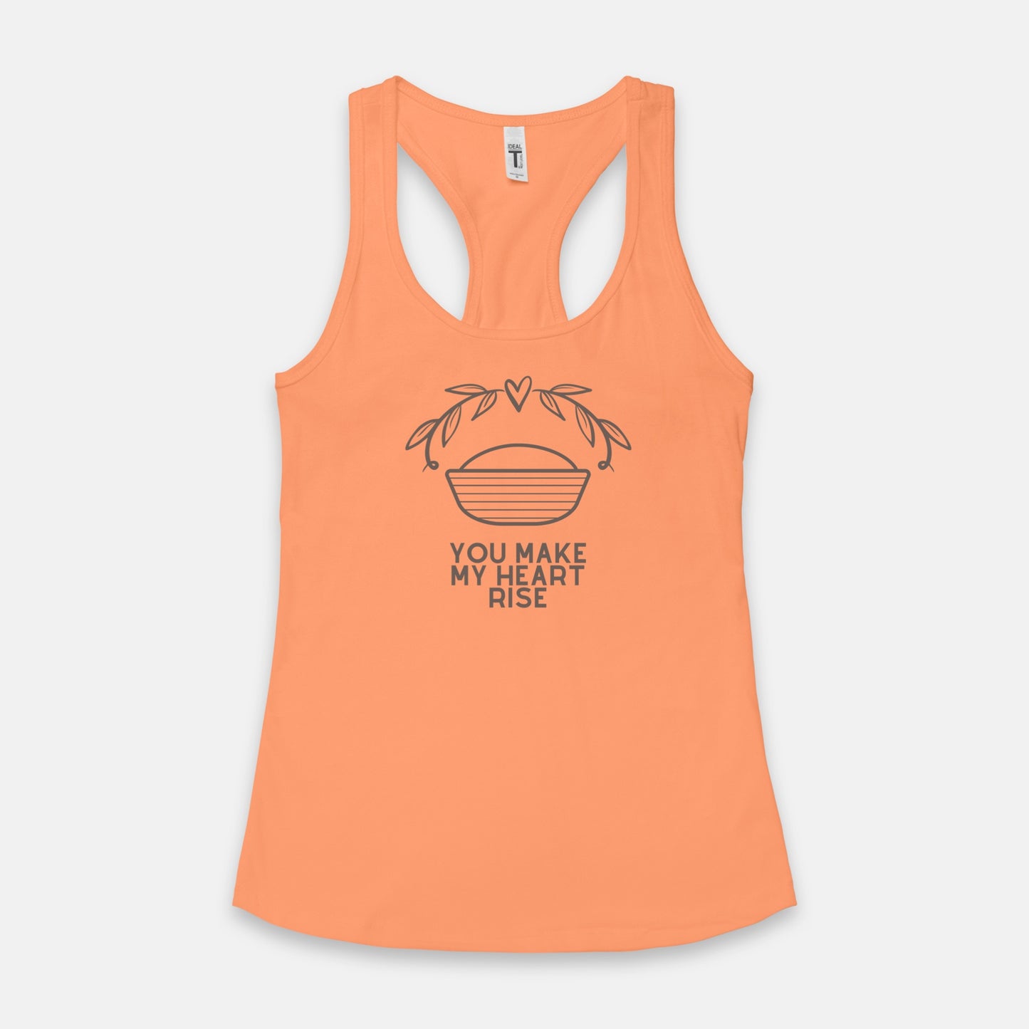 You Make My Heart Rise Racerback Tank
