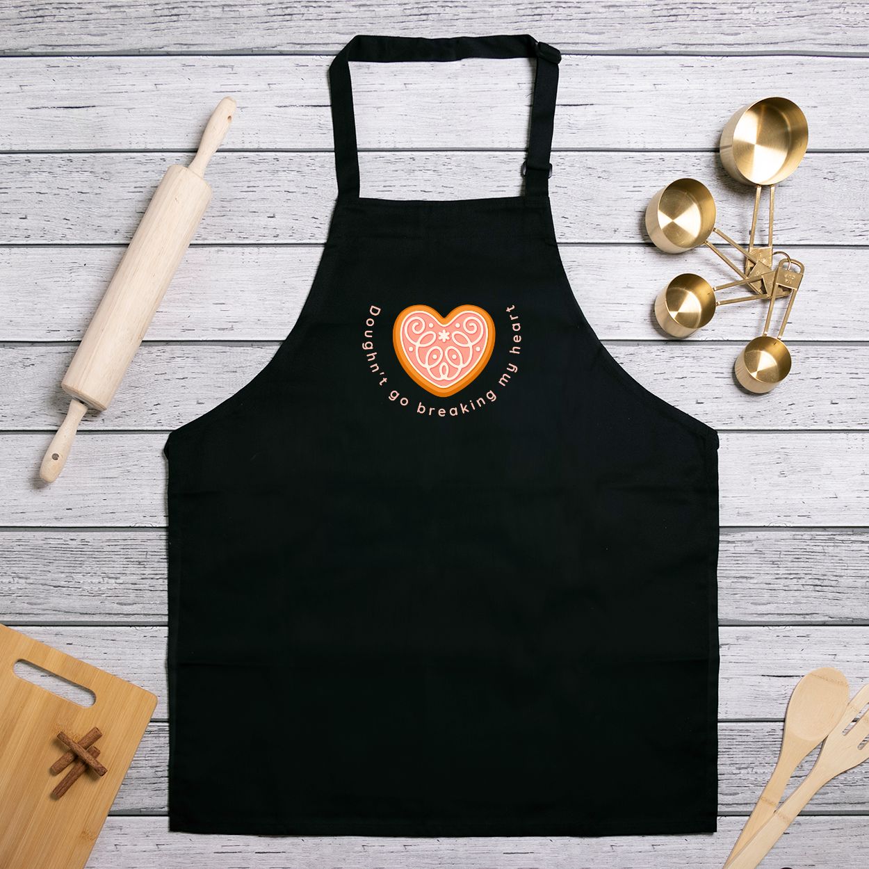 Doughn’t Go Breaking My Heart Apron