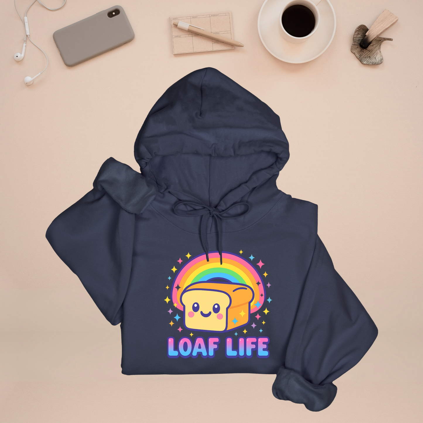 Rainbow Loaf Life Hoodie
