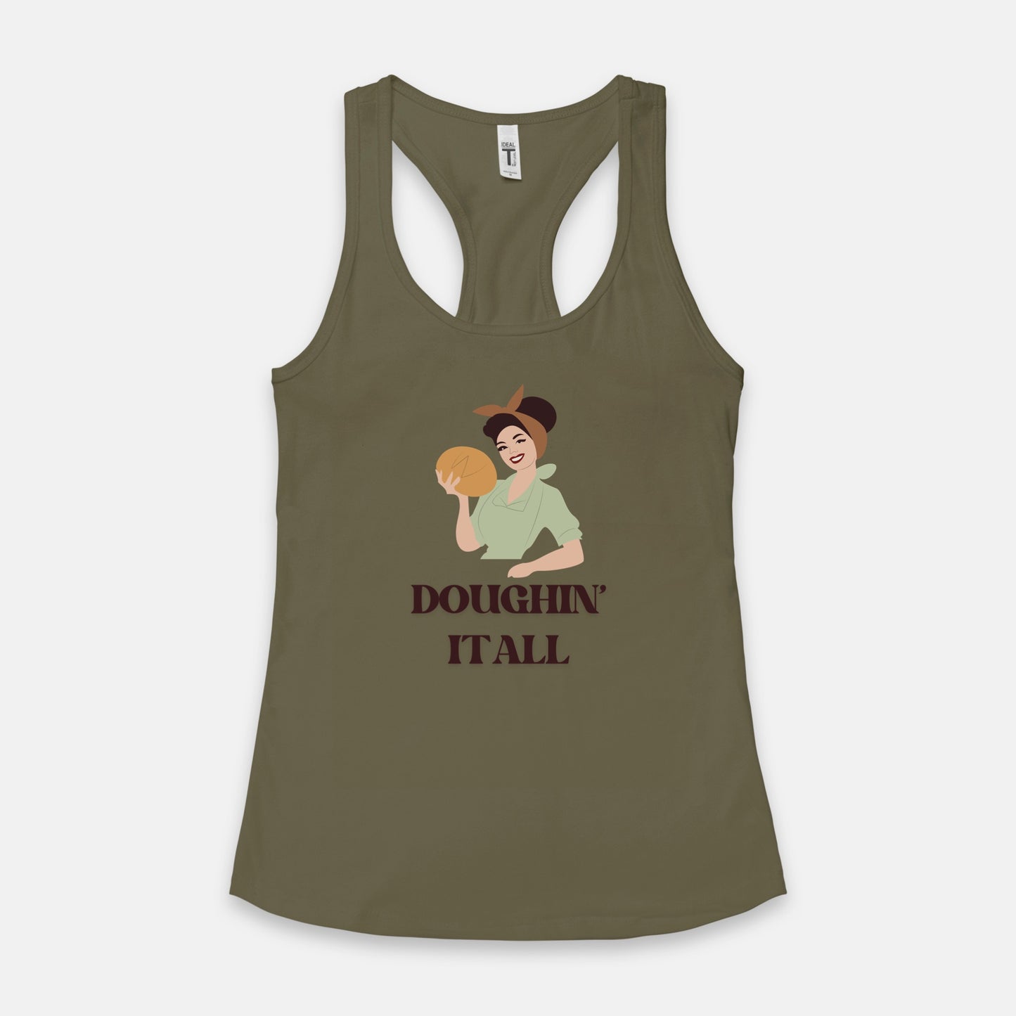 Doughin' It All Racerback Tank