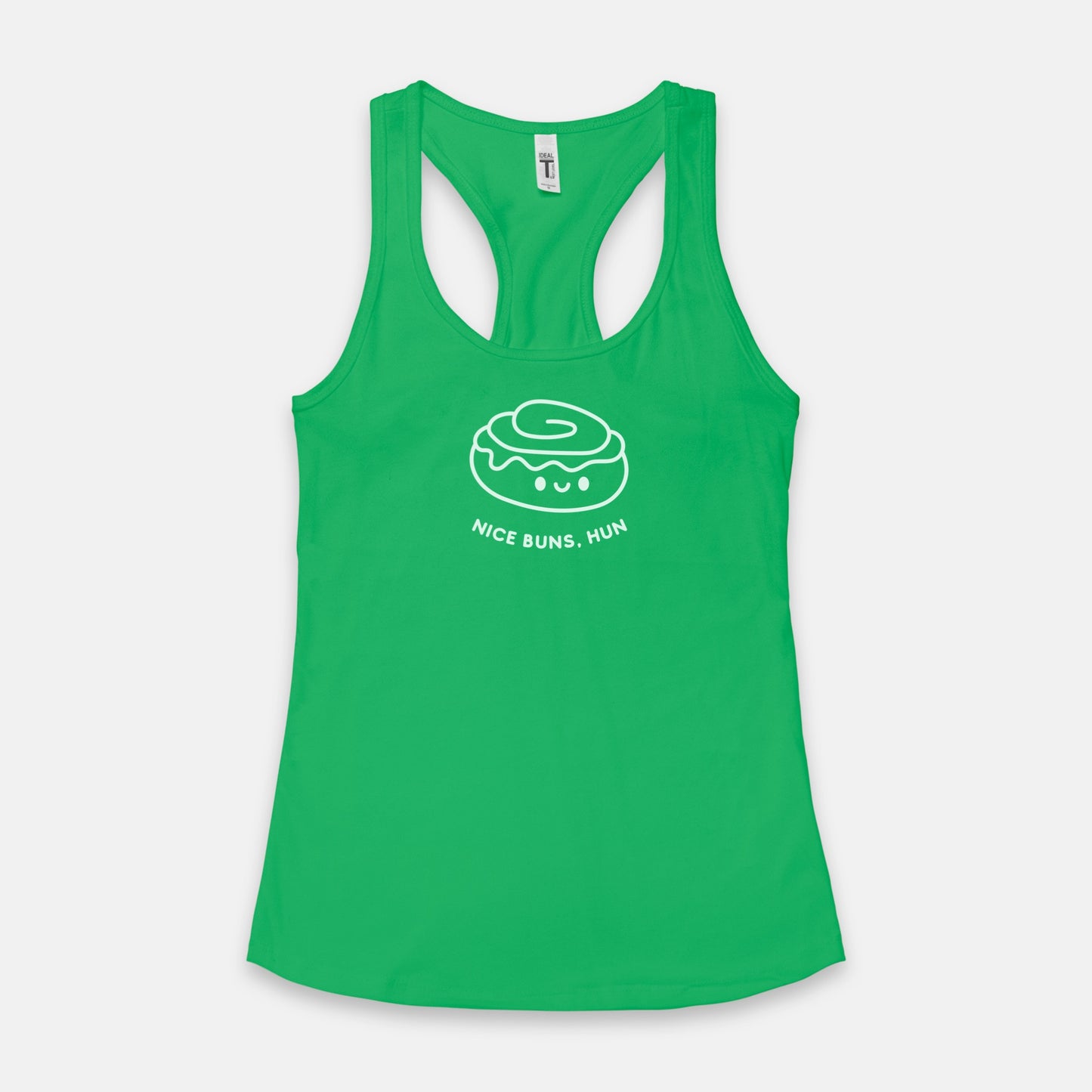 Nice Buns, Hun Women's Racerback Tank