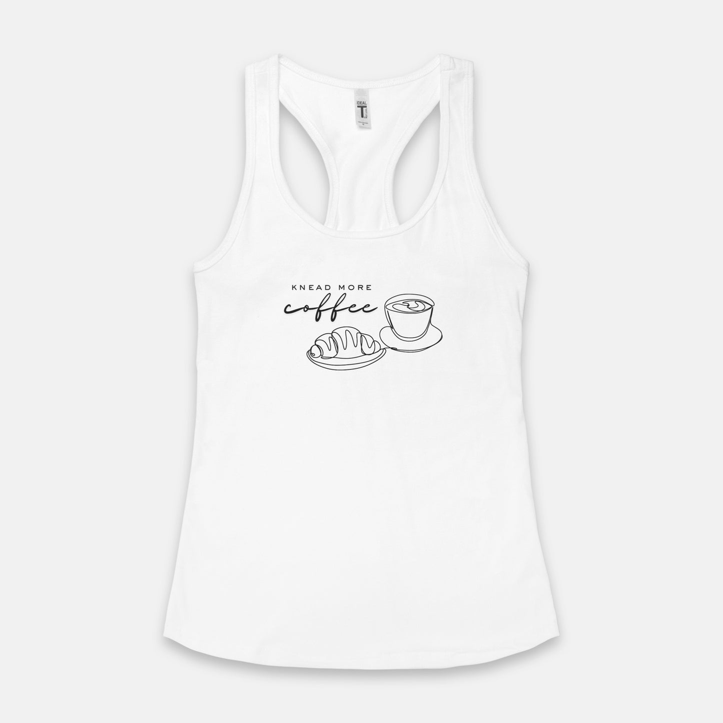 Knead More Coffee Racerback Tank