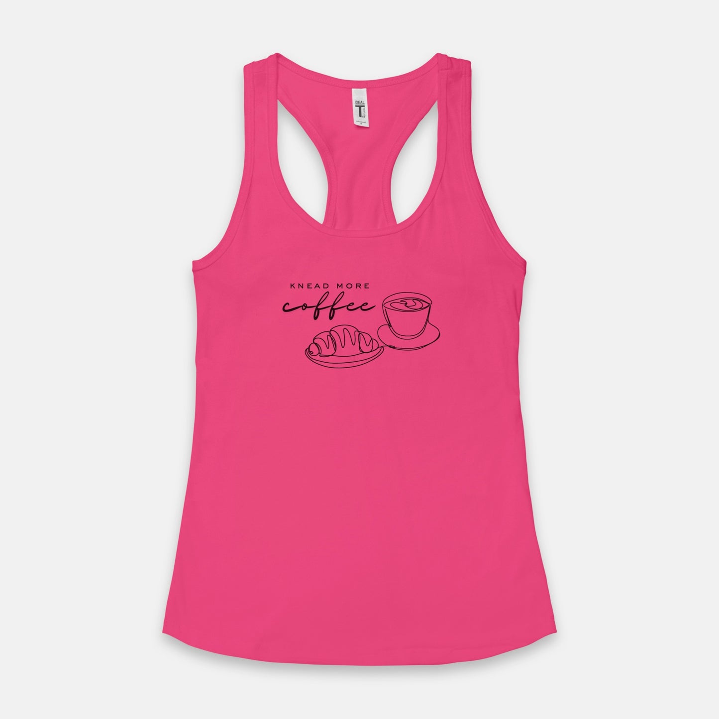 Knead More Coffee Racerback Tank