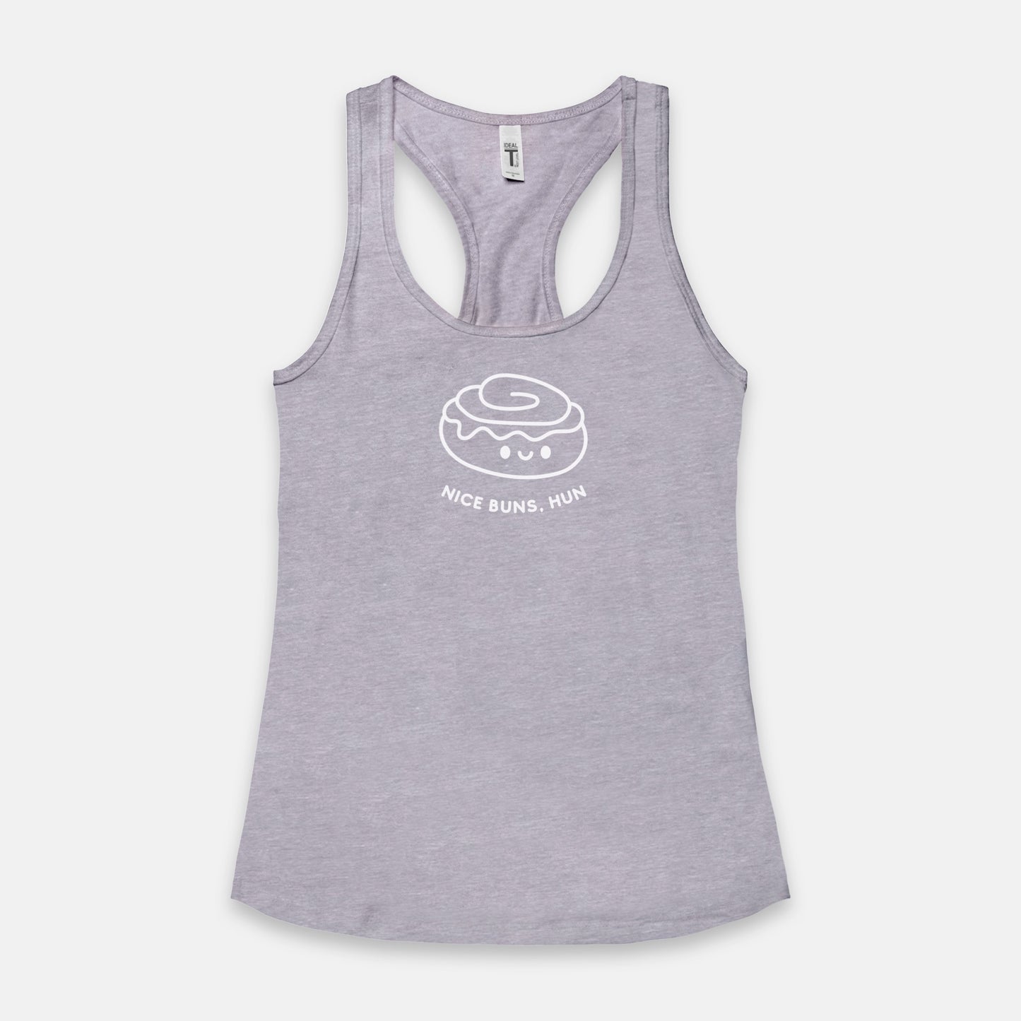 Nice Buns, Hun Women's Racerback Tank