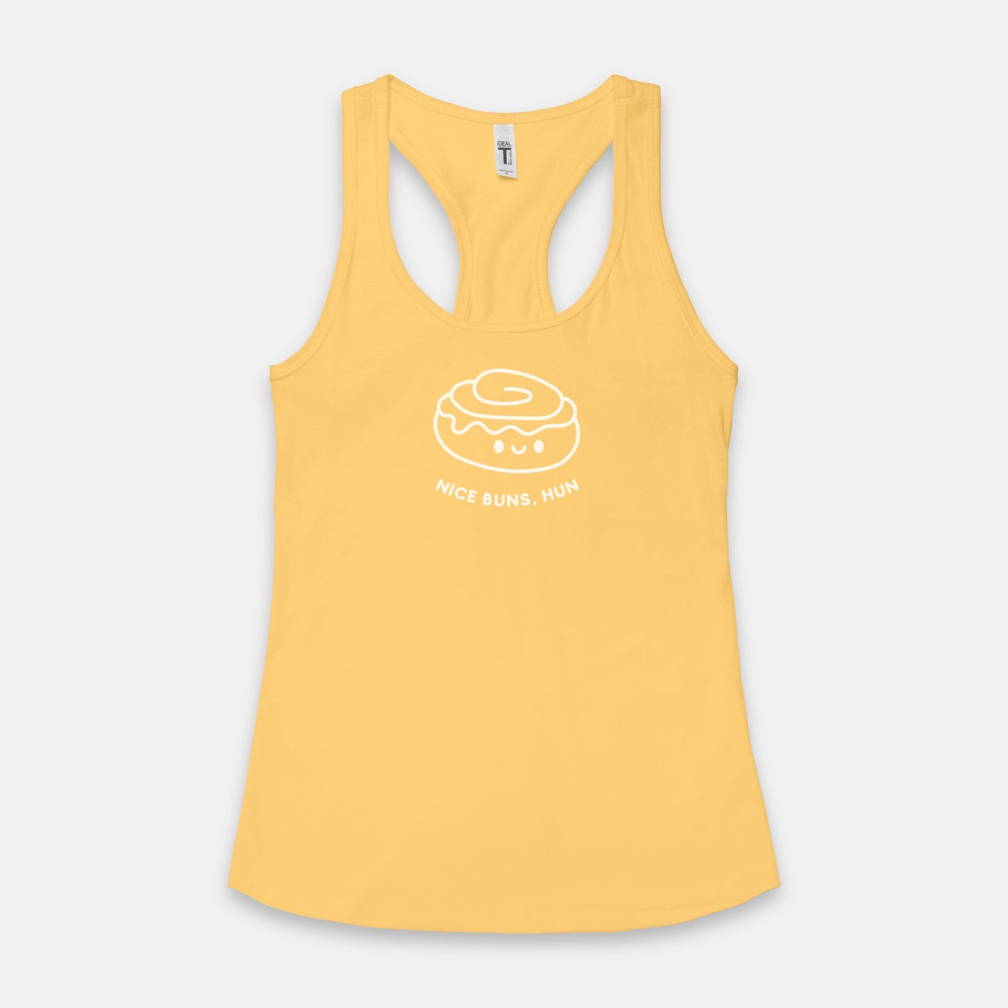 Nice Buns, Hun Women's Racerback Tank
