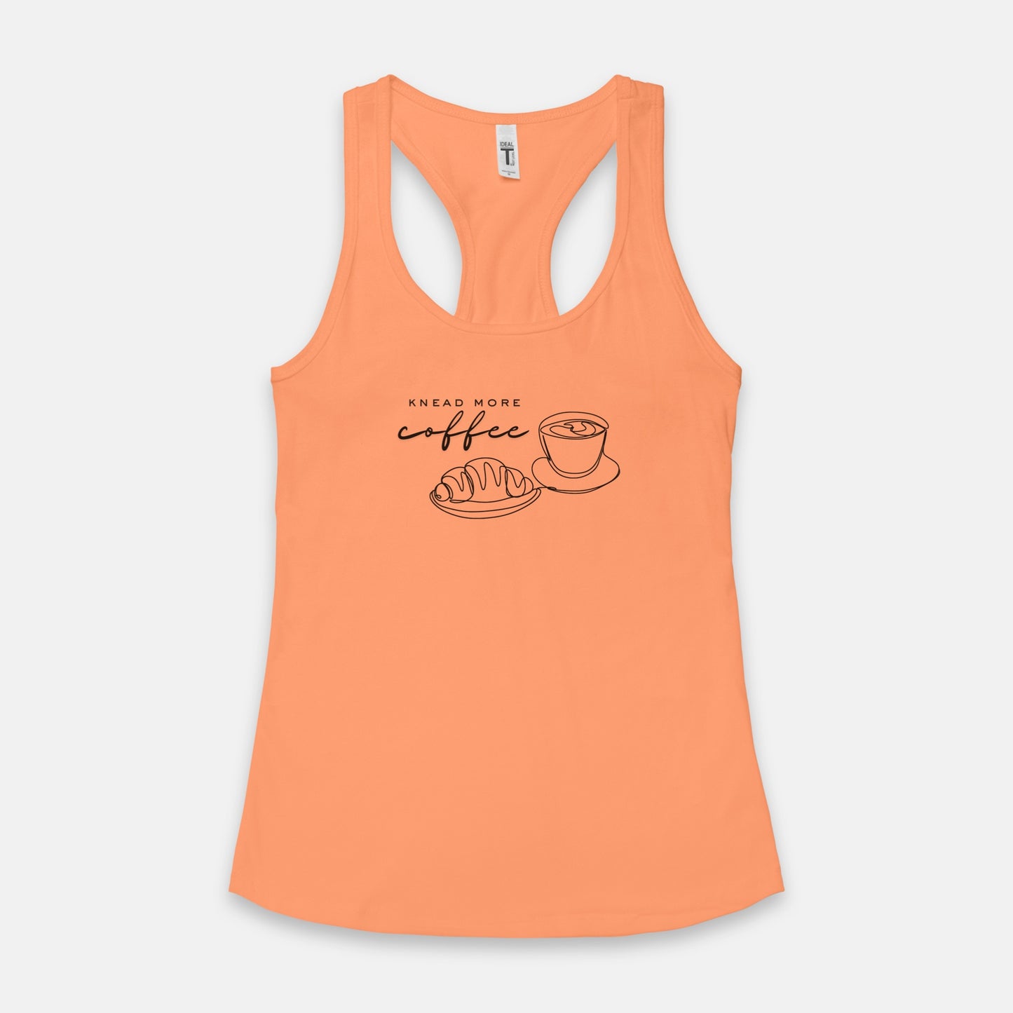 Knead More Coffee Racerback Tank