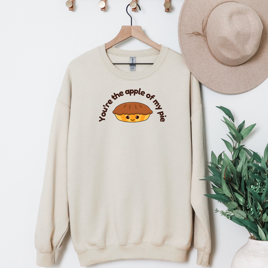 You're the Apple of My Pie Crew Neck Sweatshirt