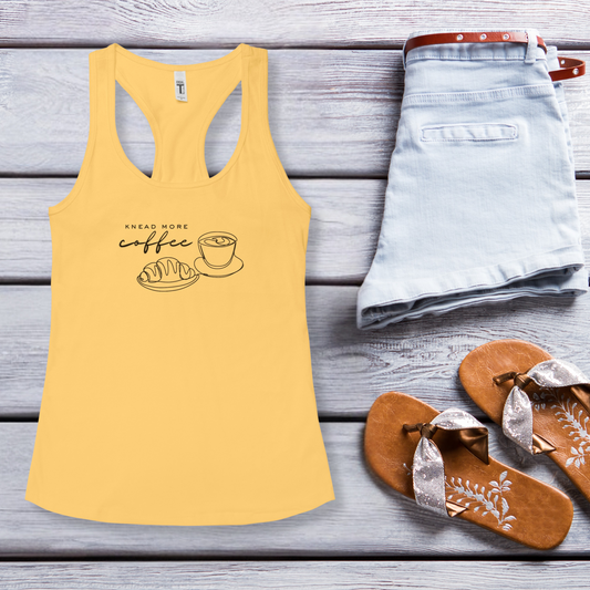 Knead More Coffee Racerback Tank