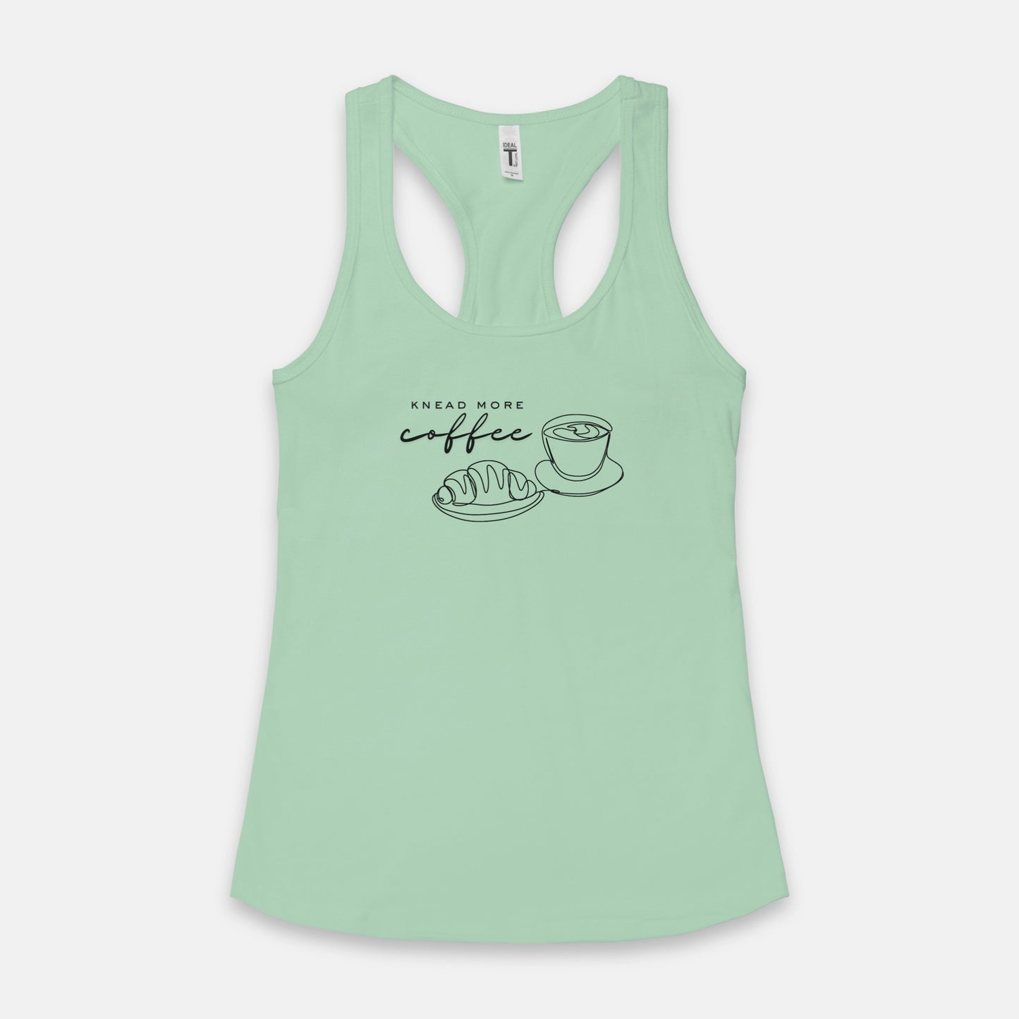 Knead More Coffee Racerback Tank