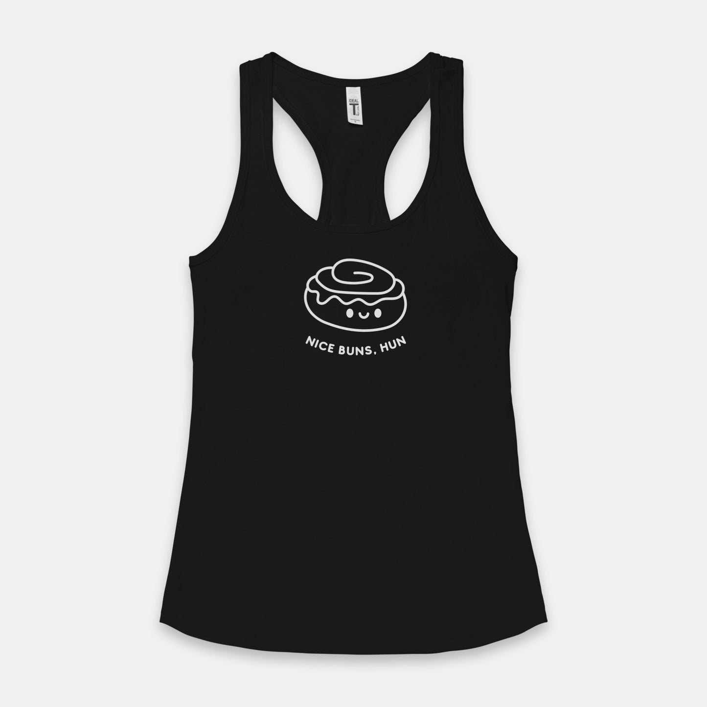 Nice Buns, Hun Women's Racerback Tank