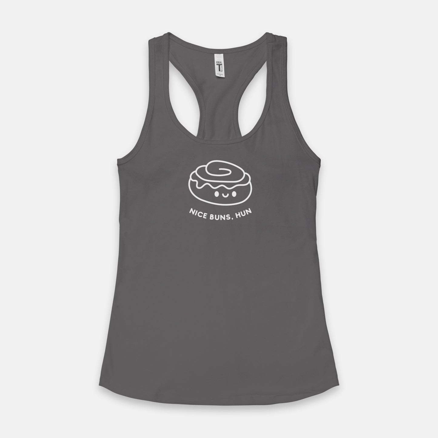 Nice Buns, Hun Women's Racerback Tank
