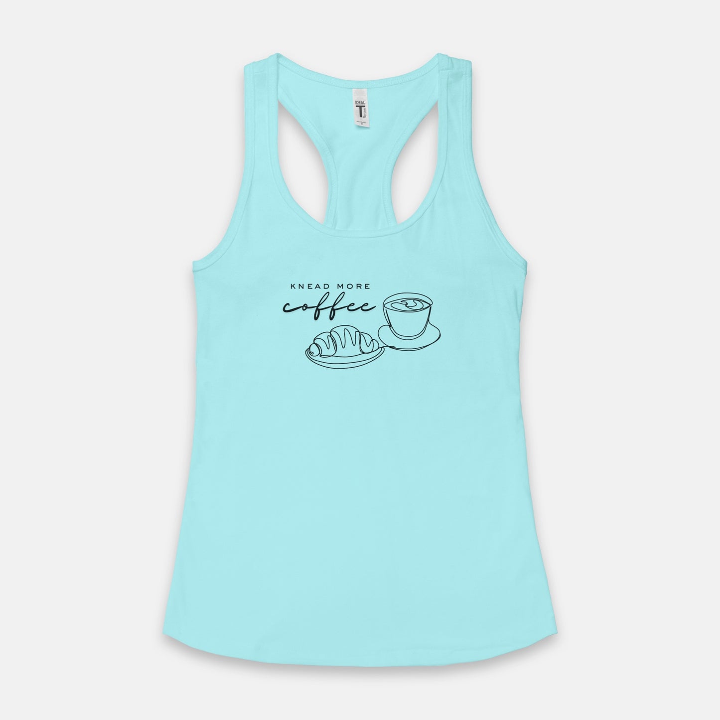 Knead More Coffee Racerback Tank