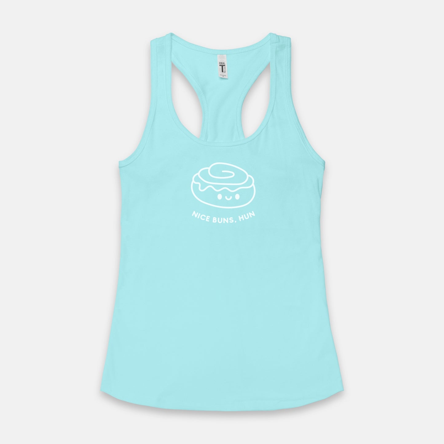 Nice Buns, Hun Women's Racerback Tank